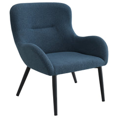 Calvin Upholstered Modern Arm Accent Chair Aegean Blue - MyWaynesHome #