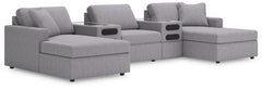 Modmax 5-Piece Sectional with Chaise and Audio Console