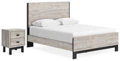 Vessalli Queen Panel Bed and Nightstand
