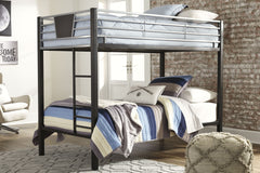 Dinsmore Twin over Twin Bunk Bed with 2 Mattresses