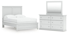 Bostwick Shoals Full Panel Bed, Dresser and Mirror