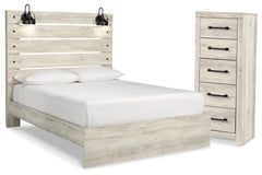 Cambeck Queen Panel Bed and Chest