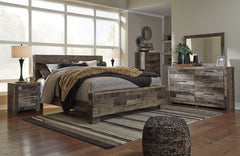 Derekson Multi Gray Panel Bedroom Set - MyWaynesHome #