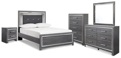Lodanna Full Panel Bed, Dresser, Mirror, Chest and Nightstand