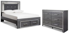 Lodanna Full Panel Storage Bed and Dresser