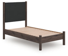 Pamytta Twin Upholstered Panel Platform Bed