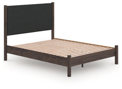 Pamytta Queen Upholstered Panel Platform Bed