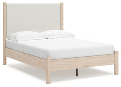 Cadmori Full Upholstered Panel Bed - MyWaynesHome #