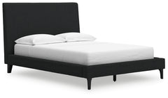 Cadmori Full Upholstered Bed with Roll Slats