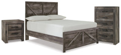 Wynnlow Full Panel Bed, Chest and Nightstand