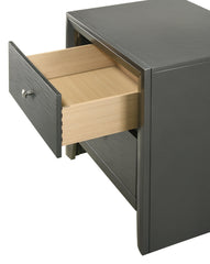 Denker Gunmetal Nightstand - MyWaynesHome #