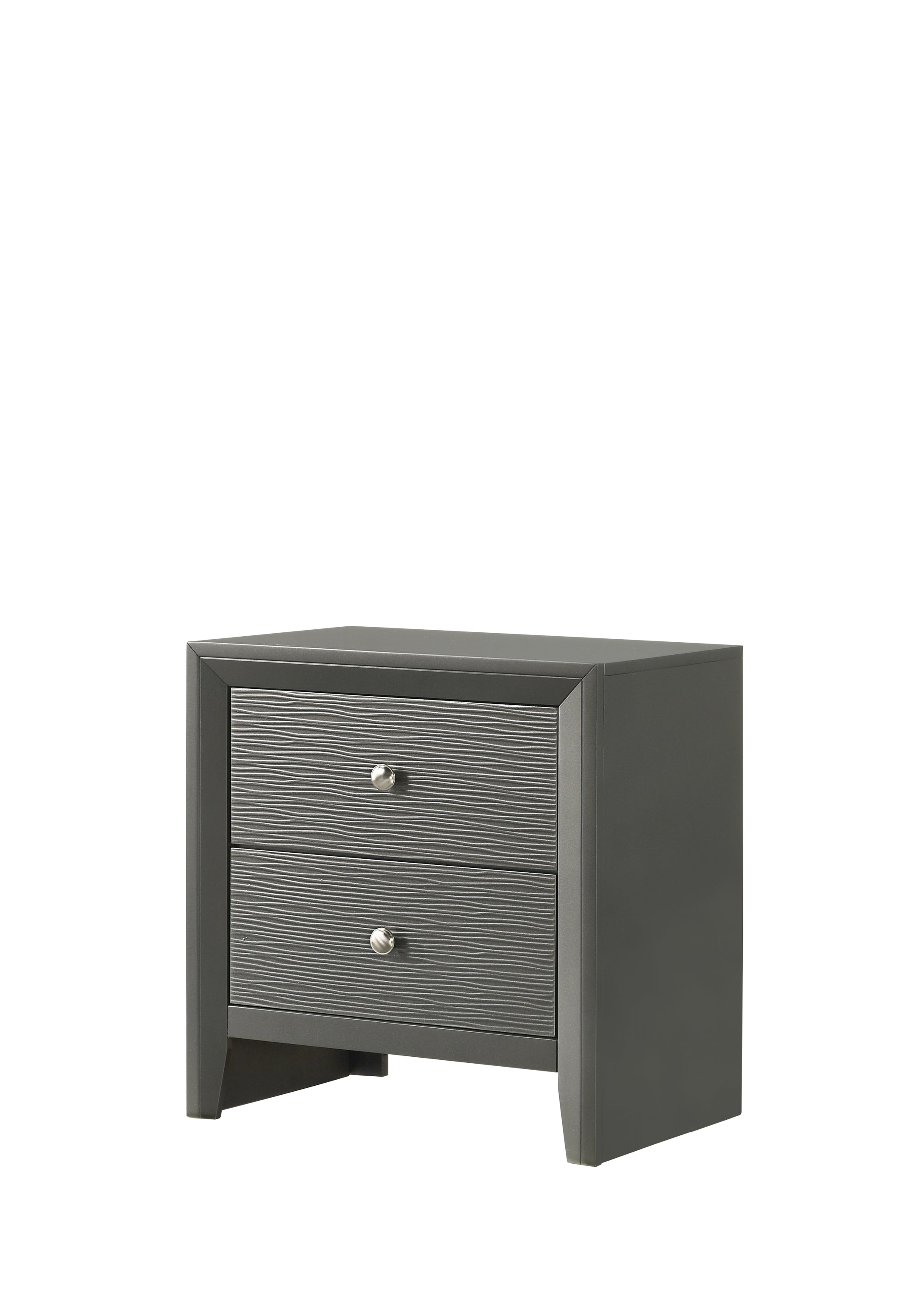 Denker Gunmetal Nightstand - MyWaynesHome #