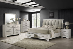 Jaymes White Mist Dresser Mirror - MyWaynesHome #