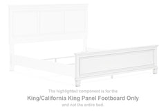 Fortman King/California King Panel Footboard