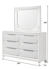 Eden White LED Mirror - MyWaynesHome #