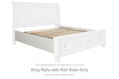 Robbinsdale King Rails with Roll Slats
