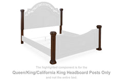 Lavinton Queen/King/California King Headboard/Footboard Posts