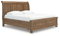Feddinger King Storage Sleigh Bed