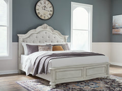 Montelaine King Upholstered Panel Bed
