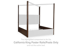 Dilenno California King Poster Rails/Posts