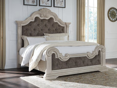 Bruchandi King Upholstered Panel Bed