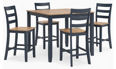 Gesthaven Counter Height Dining Table and 4 Barstools (Set of 5) - MyWaynesHome #