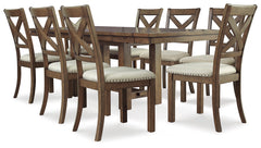 Moriville Dining Table and 8 Chairs