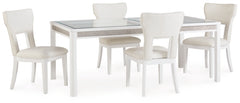 Chalanna Dining Table and 4 Chairs