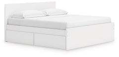 Onita King Panel Platform Bed with Storage