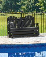 Hyland wave Outdoor Glider Loveseat - MyWaynesHome #