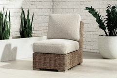 Beachcroft Outdoor Armless Chair with Cushion - MyWaynesHome #