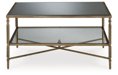 Cloverty Coffee Table and 2 End Tables