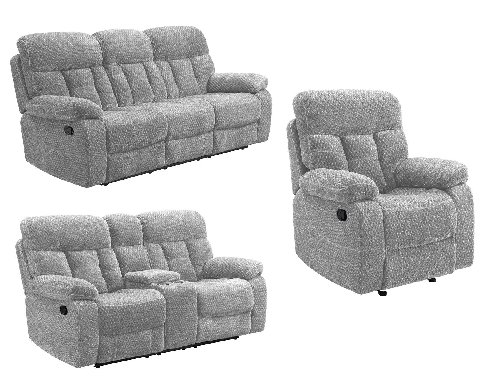 BRAVO POWER RECLINING SOFA-LOVESEAT AND RECLINER SET VA