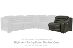 Center Line Right-Arm Facing Power Recliner