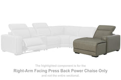 Correze Right-Arm Facing Power Reclining Back Chaise