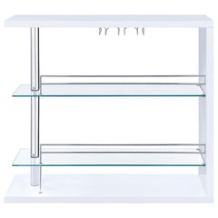 Prescott White Home Bar - MyWaynesHome #
