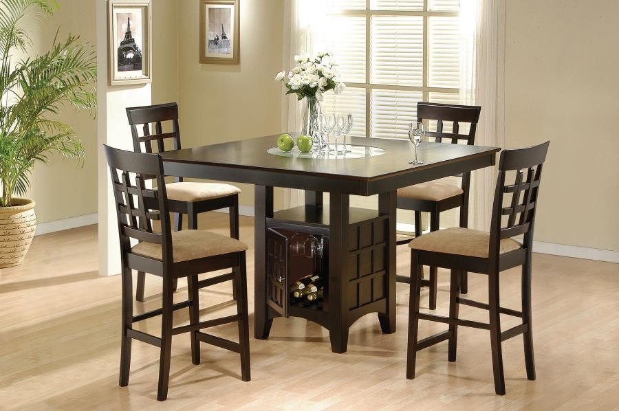 Gabriel Brown 5 Pc Counter Height Dining Set - MyWaynesHome #