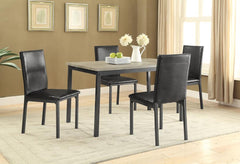 Garza Grey 5 Pc Dining Set - MyWaynesHome #