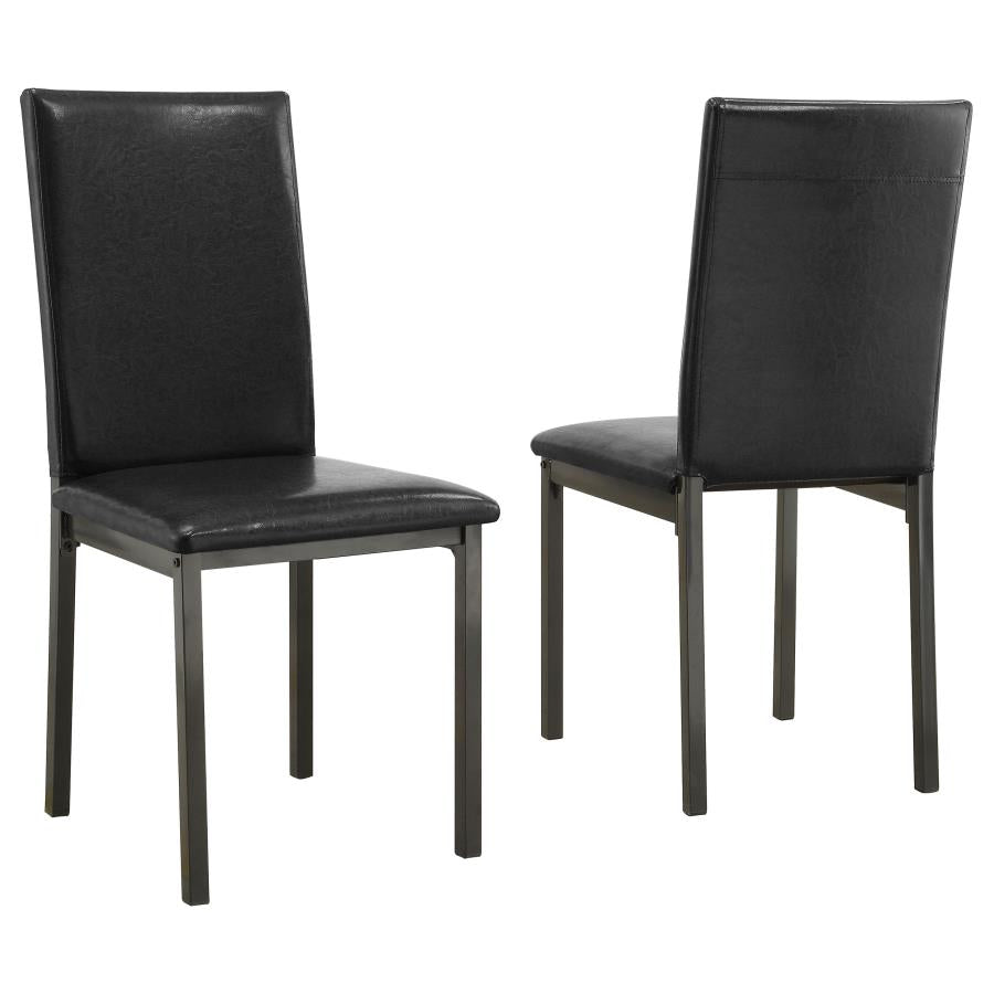 Garza Black Side Chair - MyWaynesHome #