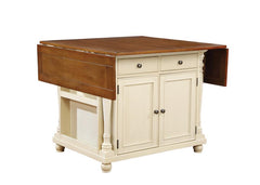 Slater Ivory Kitchen Island - MyWaynesHome #