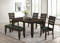 Dalila Brown 6 Pc Dining Set - MyWaynesHome #