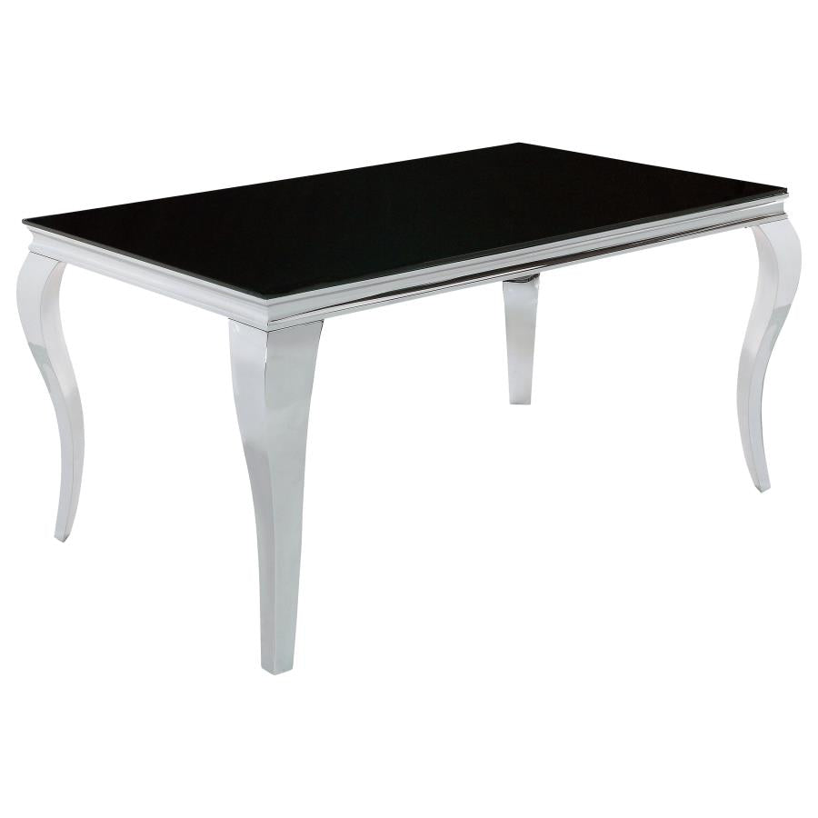 Carone Silver Dining Table - MyWaynesHome #