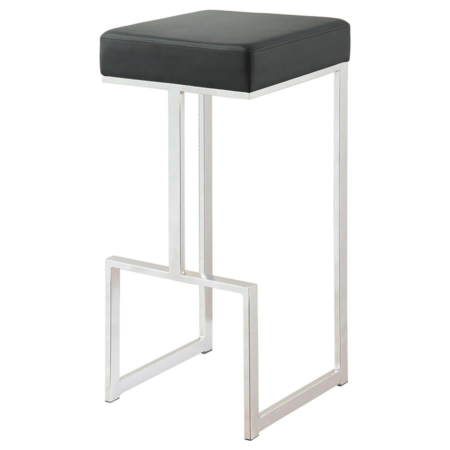 Gervase Black Bar Stool - MyWaynesHome #