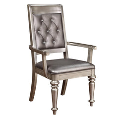 Bling Game Silver Arm Chair - MyWaynesHome #