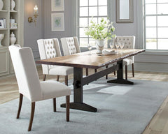 Bexley Brown 5 Pc Dining Set - MyWaynesHome #