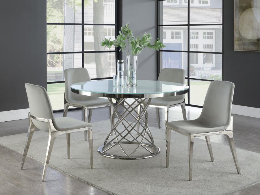 Irene Grey 5 Pc Dining Set - MyWaynesHome #