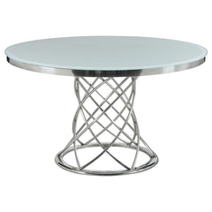 Irene Silver Dining Table - MyWaynesHome #