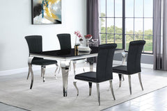 Carone Black 5 Pc Dining Set - MyWaynesHome #