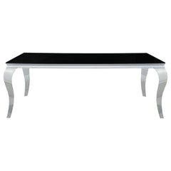 Carone Silver Dining Table - MyWaynesHome #