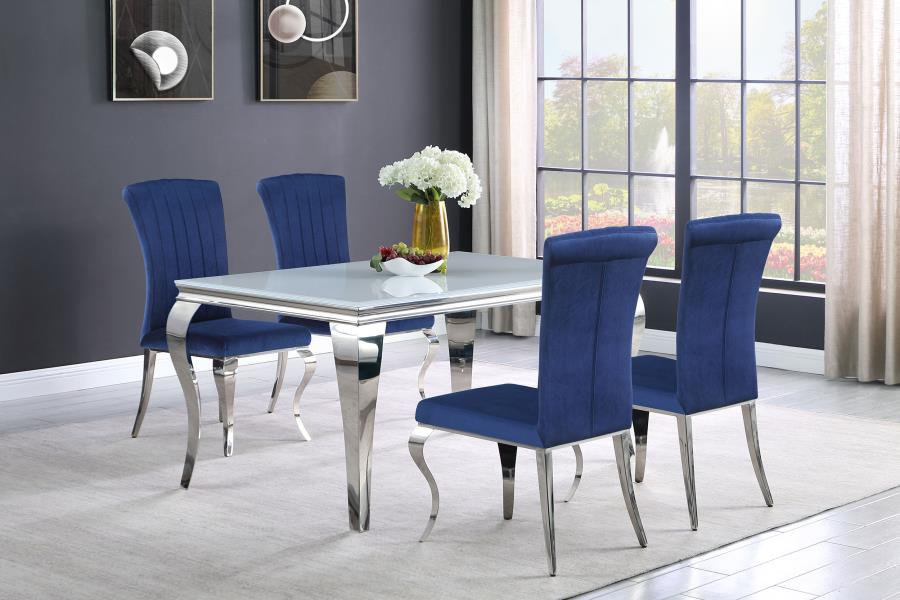 Carone Blue 5 Pc Dining Set - MyWaynesHome #
